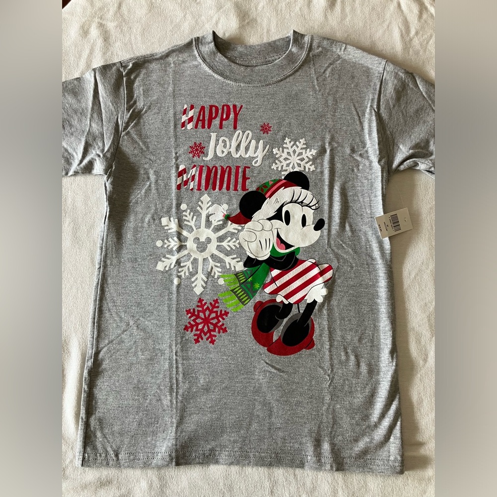 NWT Disney Parks Walt Disney World Minnie Mouse Christmas t-shirt
